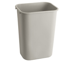 Rubbermaid Rechthoekige afvalbak 39 liter grijs