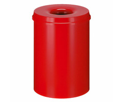 Vlamdovende papierbak 30 liter rood