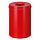 Vlamdovende papierbak 30 liter rood