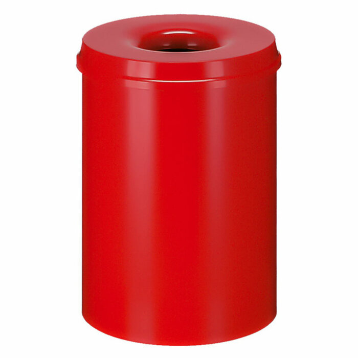 Vlamdovende papierbak 30 liter rood