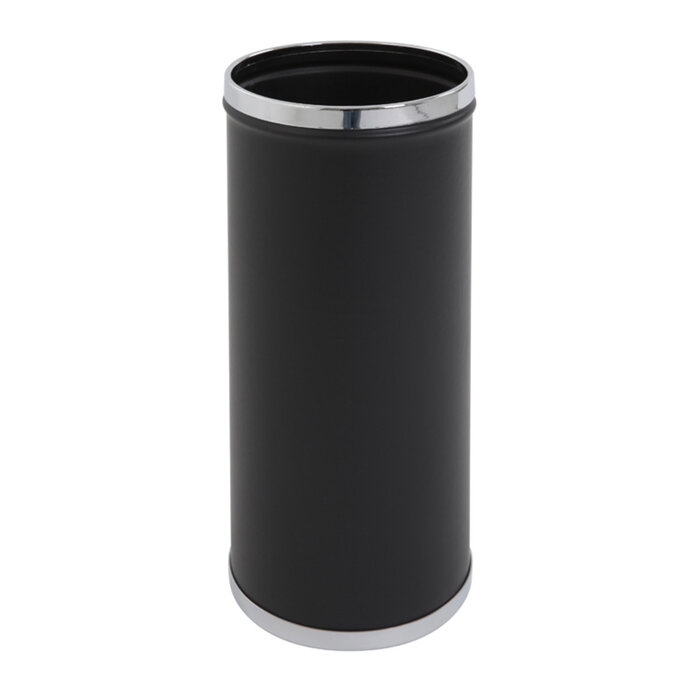 Paraplustandaard verchroomde rand (zwart, chroom)