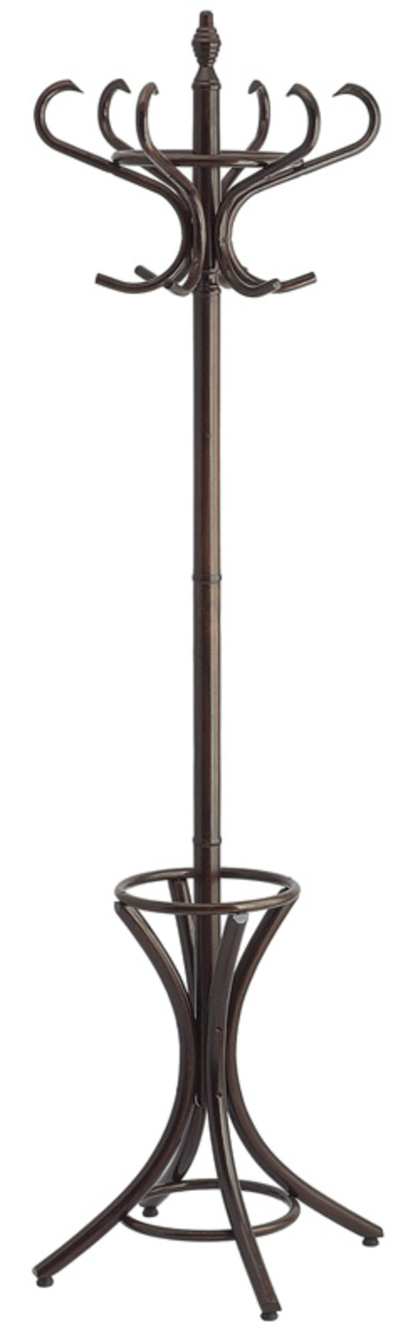 Staande kapstok 'Bistro' donkerbruin