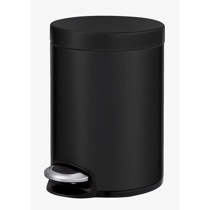 EKO Serene pedaalemmer 5 liter mat zwart