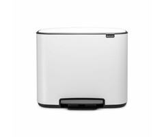 Brabantia Bo Pedaalemmer 3x11 liter wit