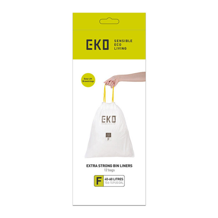 EKO Afvalzakken 40-60 liter (F) wit