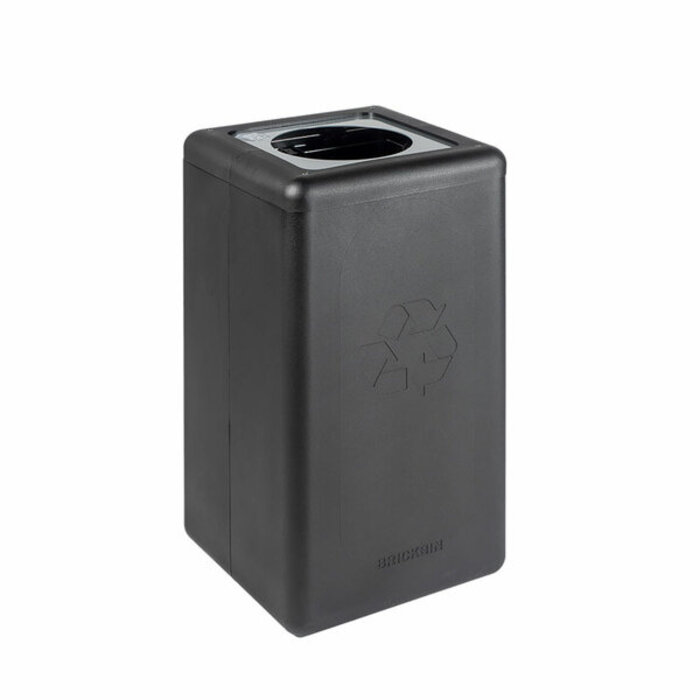 BrickBin Circulaire Afvalbak Waste 65 liter (zwart, grijs)