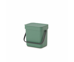 Brabantia Afvalemmer Sort & Go 3 liter fir green