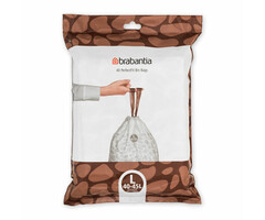 Brabantia PerfectFit Afvalzak met trekbandsluiting 40-45 liter (L) wit