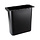 Afvalbak 10 liter zwart