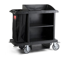Rubbermaid Hotelwagen middelgroot zwart
