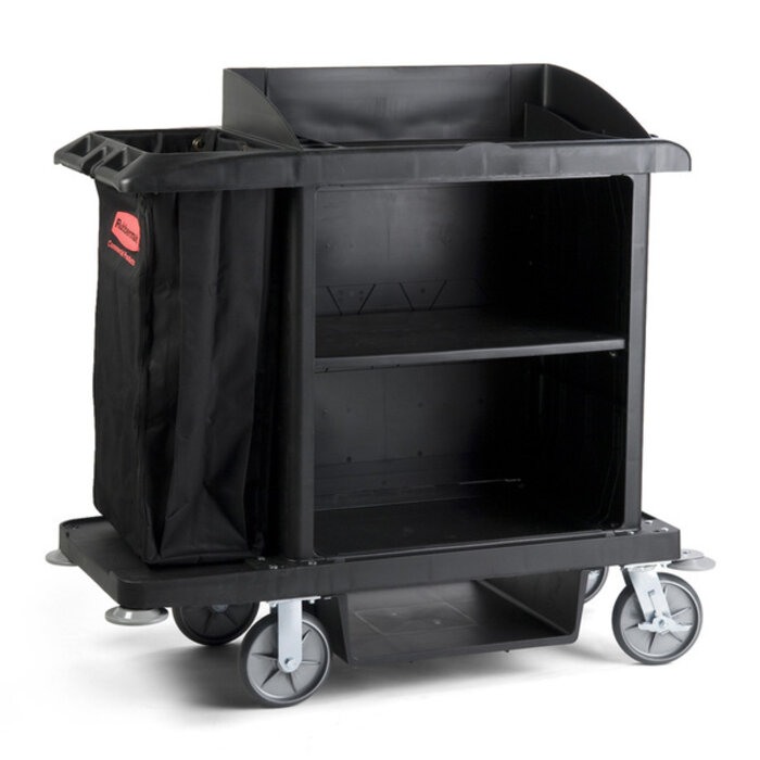 Rubbermaid Hotelwagen middelgroot zwart