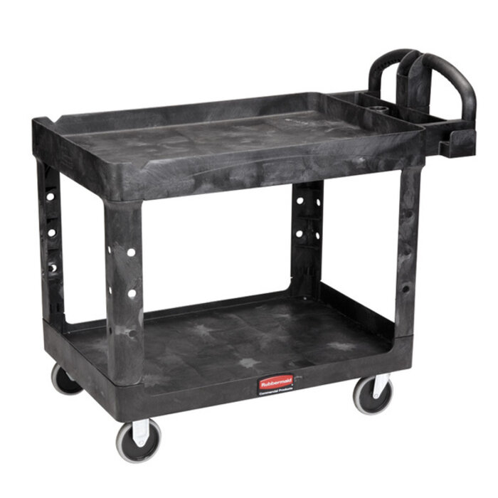 Rubbermaid Werkwagen Brute HD 2-schap M zwart
