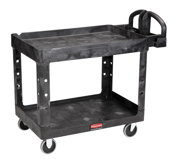 Rubbermaid Werkwagen Brute HD 2-schap M zwart
