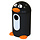 PenguinBuddy 55 liter (zwart, wit, oranje)