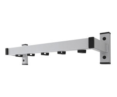 Wandgarderobe Safe 5 haken grijs