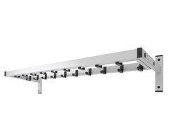 Wandgarderobe Safe 19 haken grijs