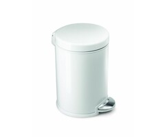 Simplehuman Pedaalemmer Round 4,5 liter wit
