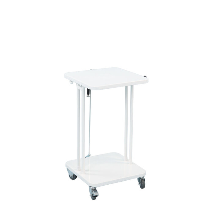 Afvalbak met deksel 40 liter wit