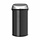 Touch Bin 60 liter (mat zwart, mat RVS)