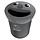 Smiley Face Bin Aluminium Cans 52 liter (zwart, grijs)