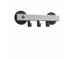 Pro-line Magnetische wandkapstok 3 (grijs, zwart)