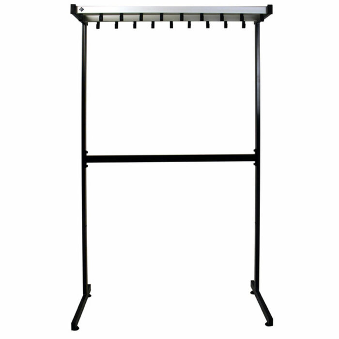 Pro-line Garderoberek enkelzijdig 19 haken (grijs, zwart)