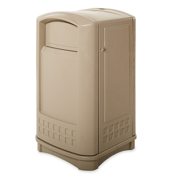 Rubbermaid Landmark Container Series II zonder asbak 189.3 liter beige
