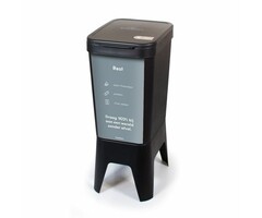 Bonton Circubin Rest 40 liter met deksel (zwart, grijs)