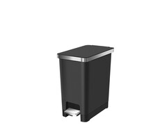 EKO Hana Slim 1 Pedaalemmer 10 liter zwart