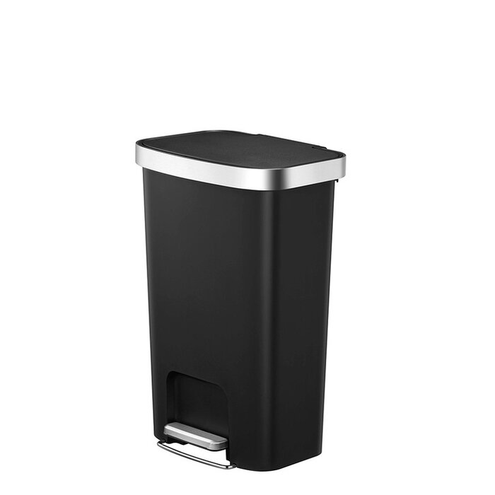 EKO Hana 1 Pedaalemmer 2x25 liter zwart