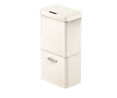 EKO Vintage Sensor Bin 32+18 liter Vanille Cream