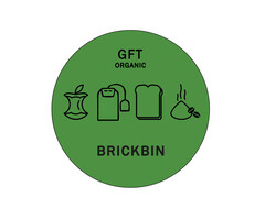 BrickBin Forex Afvalstroomplaatje GFT groen