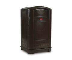 Rubbermaid Landmark Container Series II zonder asbak 189.3 liter zwart