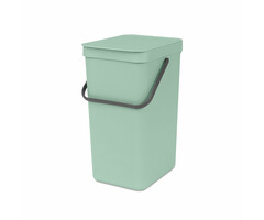Brabantia Afvalemmer Sort & Go 16 liter jade