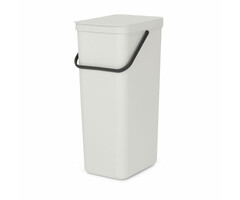 Brabantia Afvalemmer Sort & Go 40 liter lichtgrijs