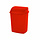 Afvalbak met Swing deksel 15 liter rood