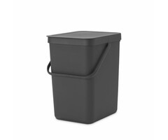 Brabantia Afvalemmer Sort & Go 25 liter grijs
