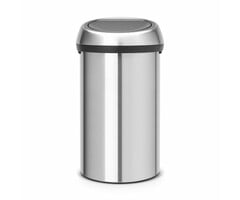 Brabantia Touch Bin 60 liter mat RVS FFP