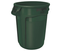 Rubbermaid Ronde Brute container 121,1 liter donkergroen