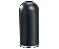 Afvalbak Open Top zwart