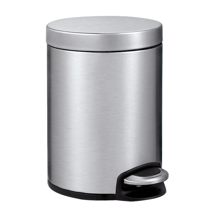 EKO Serene pedaalemmer 5 liter mat RVS