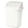 Afvalbak swing 4,45 liter wit