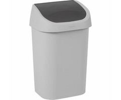Afvalbak Mistral swing 25 liter grijs