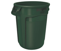 Rubbermaid Ronde Brute container 75,7 liter donkergroen
