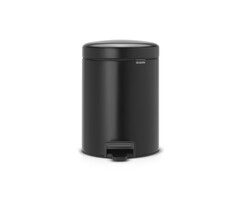Brabantia Pedaalemmer NewIcon 5 liter mat zwart