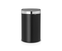 Brabantia Touch Bin New 40 liter mat zwart