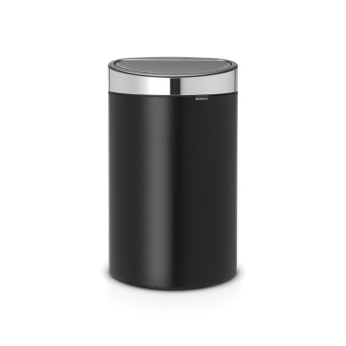 Brabantia Touch Bin New 40 liter mat zwart