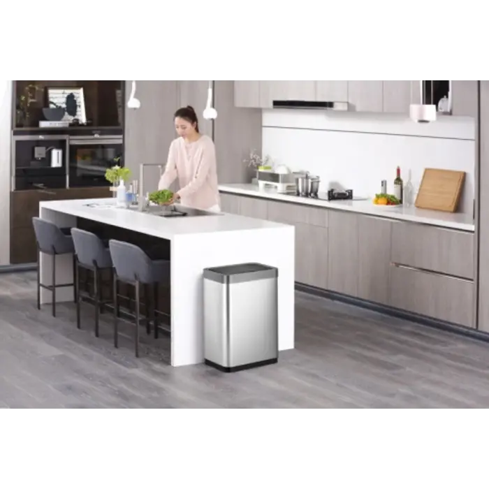 EKO Mirage X Sensor Bin 47 liter mat RVS