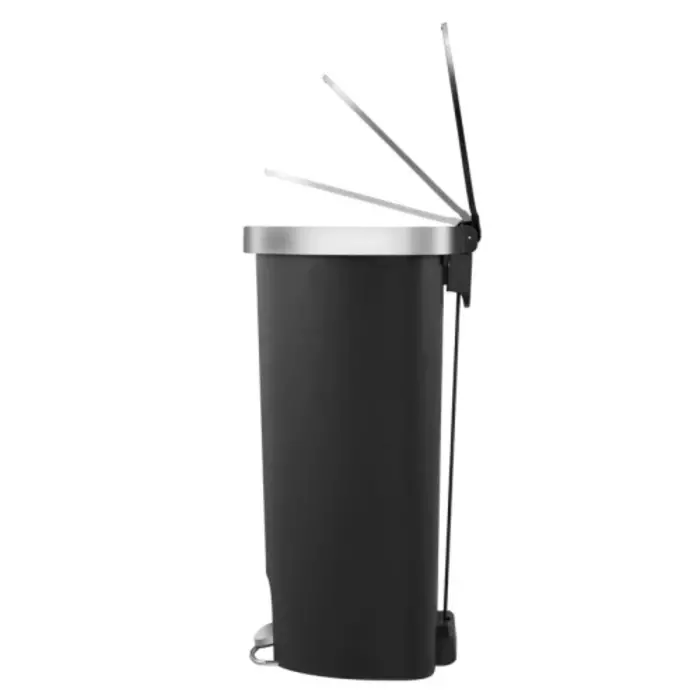 EKO Hana pedaalemmer halfrond 55 liter Zwart