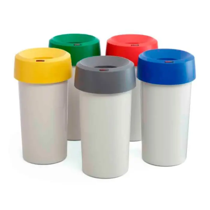 Rotho Afvalbak Modo rond 50 liter grijs